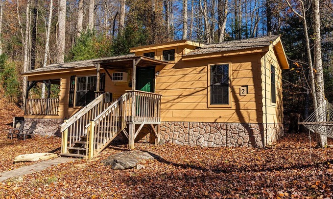Hendersonville Cabin | {2 of 4} Cozy Cabins next to Dupont State Park! Pet Friendly!