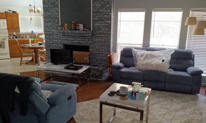 San Antonio House | 2 private bedrooms, a private bathroom, one stall garage for your vehicle,nn