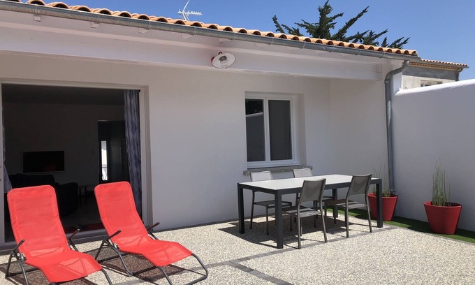 Rivedoux-Plage House | 2 private terraces - all on foot - week suppl -50€