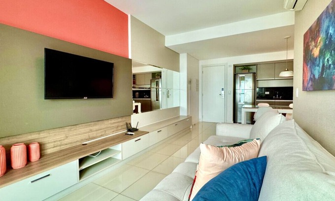 Matriz Apartment | 2 Quartos com sacada e churrasqueira no Lifespace