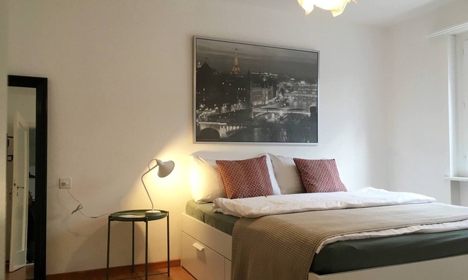St. Gallen Apartment | 2 rooms with balcony, central, quiet location