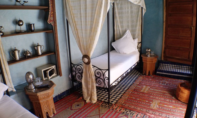 Ain Azlitan Bed & Breakfast | 2 Single Beds, Riad Layalina Fez: Pool, 360° View & Free Secure Parking at Foot