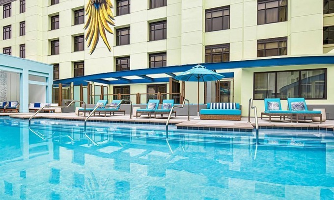 East Village Hotel | 2 Spacious Units, Rooftop Pool and Onsite Parking, Pets Allowed!