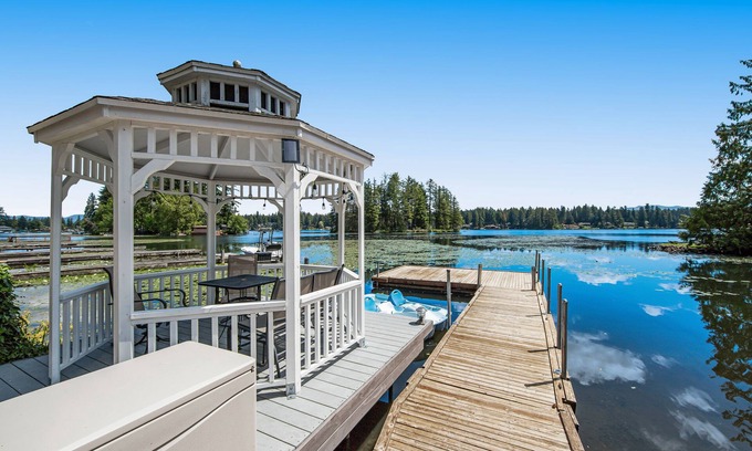 Black Diamond House | 2-Story Lakefront Home w/Furnished Deck, Beach Access, Free WiFi, Foosball Table
