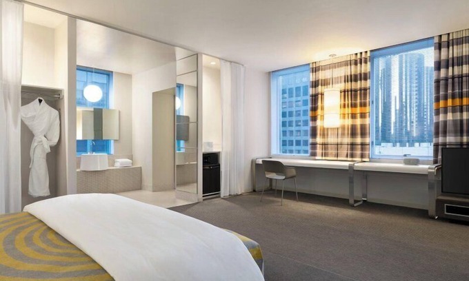 Financial District Hotel | 2 Units - Elegant Stay w/City Views, Fire Pit & Prime Downtown LA Location