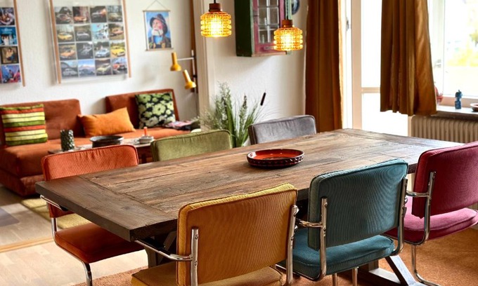 Horsens Apartment | 2 værelses retro lejlighed på Torvet