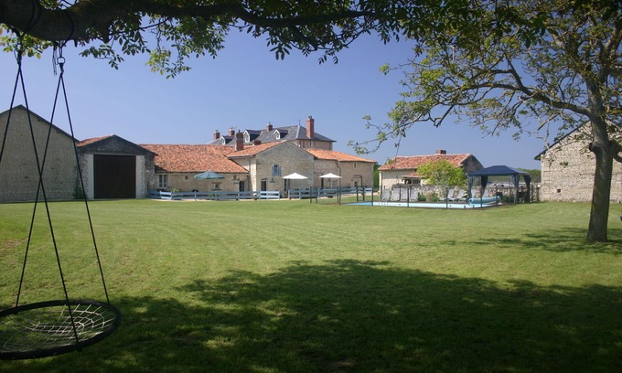 Princay House | 2 well equipped character gites with swimming pool, game room & large gardens