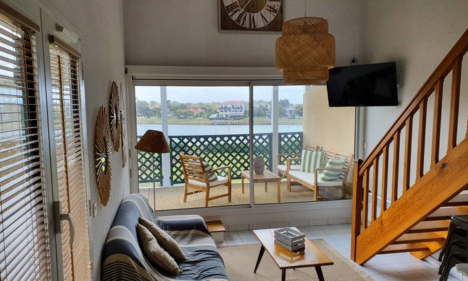 Mimizan-Plage Apartment | 20 m2 terrace for this beach and shopping apartment on foot ! WIRELESS