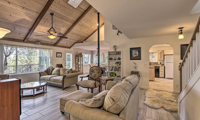 Shingletown Cottage | 20 Mi to Lassen Park: Chateau w/Mt Shasta View!