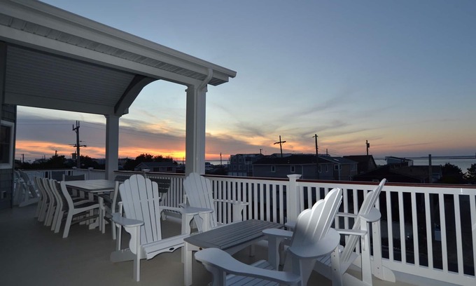 Holgate House | 2019 Holgate/Beach Haven Inlet, 6 BRs Extensive Decks Sweeping Water Views