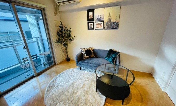 Sumiyoshi Apartment | 202 Double room 9 minutes walk from Nakasu Fre/Fukuoka Fukuoka