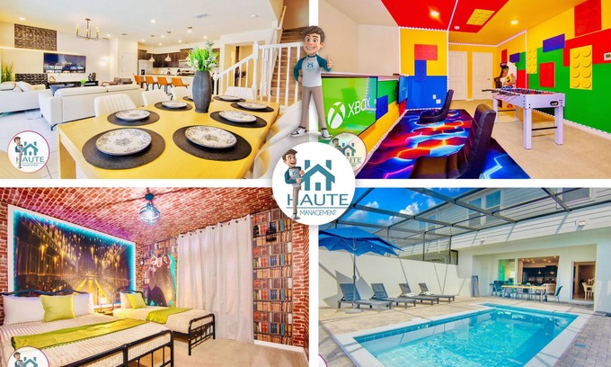 Davenport House | *2024* Fun 5BD/4.5BH w/GameRoom - 8mi/Disney