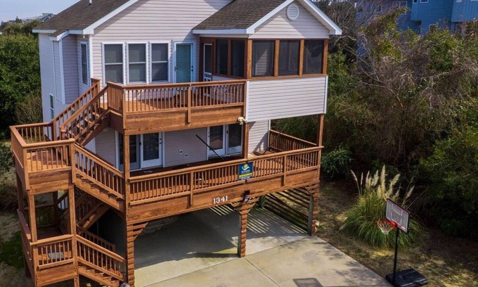 Carolina Dunes House | 2027 Sunny Lagoon * 6 Min Walk to Beach