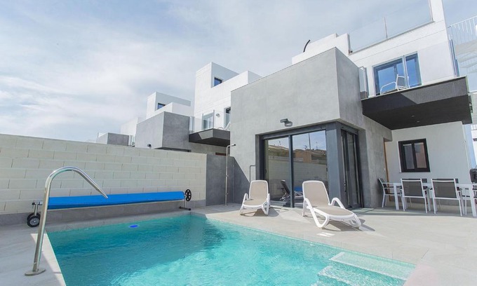 Los Balcones Villa | 208 Luxury Villa Pool Sauna Cinema - Alicante Hol