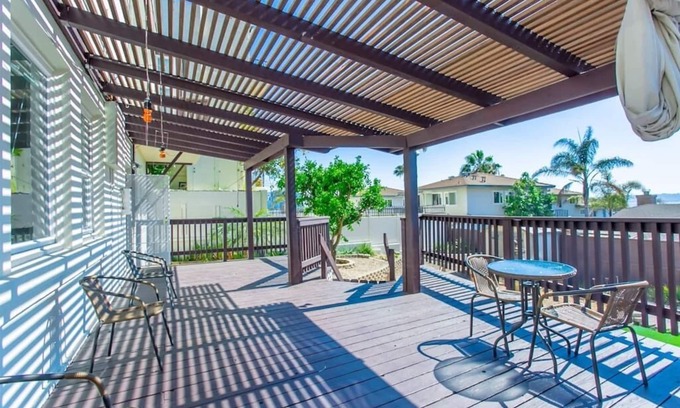 Bankers Hill House | 2330/B Comfy 2 bed dual master with Backyard!