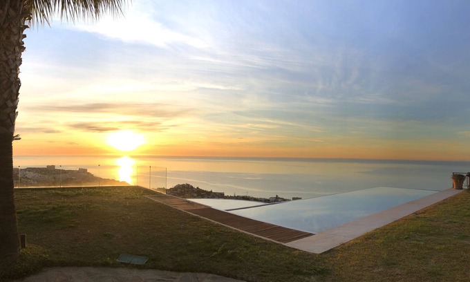 Benalmadena Villa | 240º of breathtaking sea views! Unique villa set high above Benalmadena Pueblo