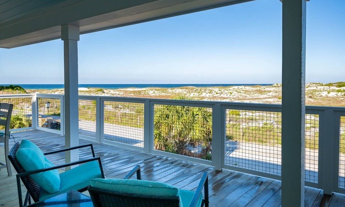 Grayton Beach House | 25% SALE Thru FALL~DUNE WATCH~Newly Renovated~Sublime Gulf/Park Views~Beach Gear
