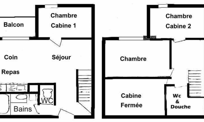 Les Saisies Apartment | 250m from ski slopes, 3rd floor, view street, balcony, tv, ski locker, 50m², Les Saisies