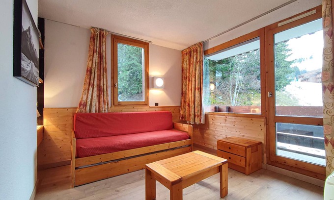 Les Avanchers-Valmorel Apartment | 27m² studio with balcony, pets allowed, near lifts
