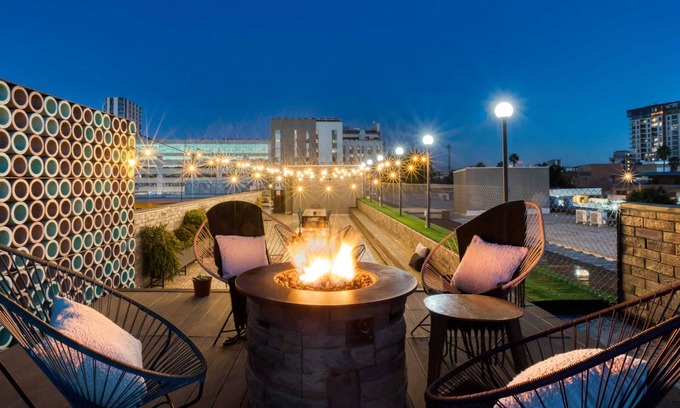 Centro Apartment | 2BR Apt: Best Location in TJ: Gym+Lounge+Rooftop w/Fire Pit
