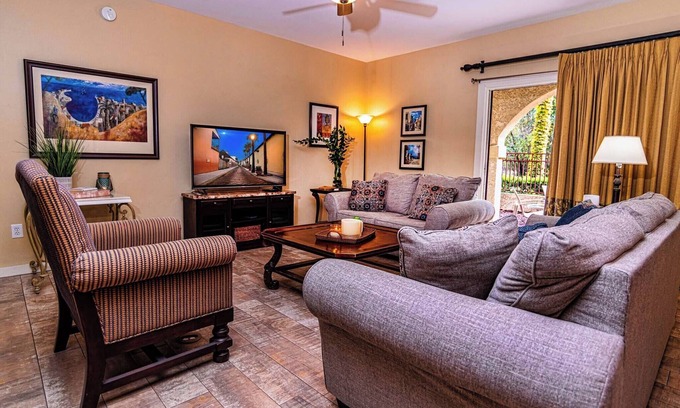 St. Augustine Condo | 2BR -BBQ -ground floor -fenced lanai courtyard -community pool/hot tub