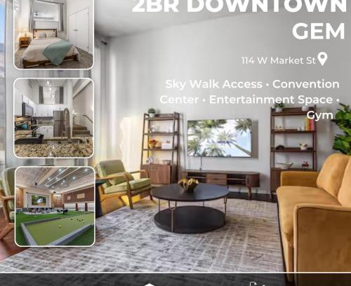 Mile Square Apartment | 2BR Downtown Gem - Sleeps 7 - Convention Center