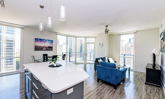 Charlotte Center City Apartment | 2BR Uptown Charlotte Furnished Apartments by RedAwning