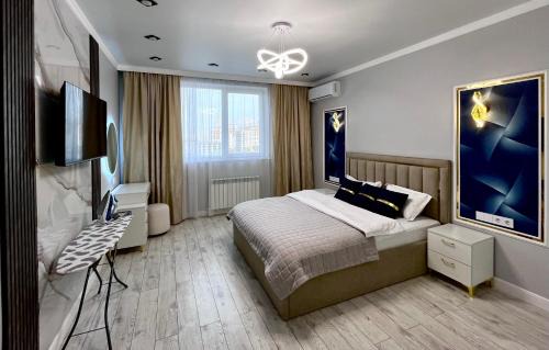 Almaty Apartment | 3 комнаты Раимбек Резиденс 19 & питьевая вода подарок