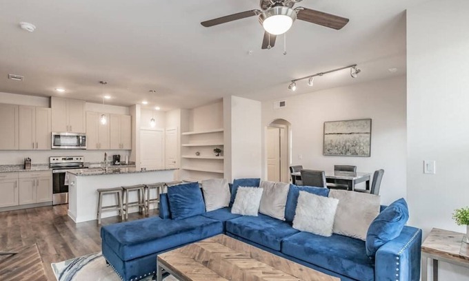 Elmo Apartment | 3 BDR Texas Corporate Housing Professional Apt