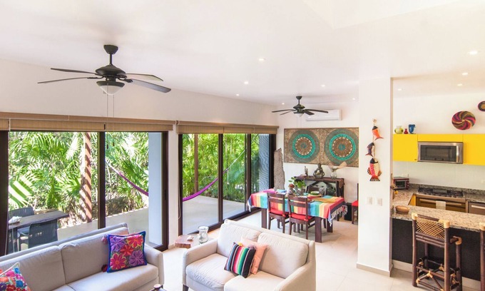 Akumal House | 3 Bdrm. townhouse in gorgeous Akumal with WiFi & AC. Beach Club steps away!