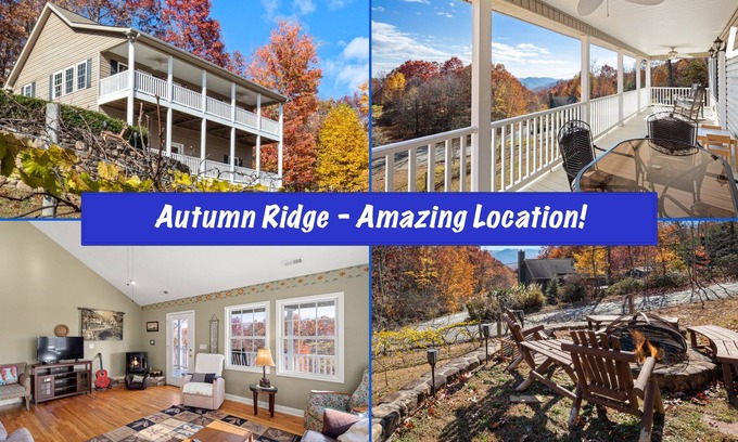 Fairview House | 3 bed/2.5 bath sleeps 6 - Hot Tub & Fire Pit - Autumn Ridge