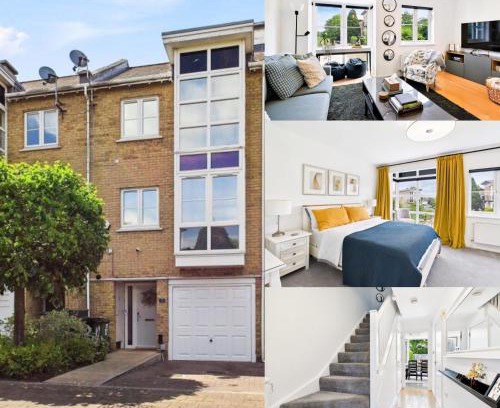 Epsom House | 3 bed modern townhouse with self check in, sleeps 6, 35mins direct train to London Waterloo, zone 6