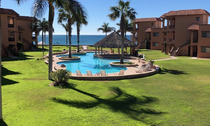San Carlos Condo | 3 Bedroom 2 Bath Beach Front Condo Bahia Delfin San Carlos