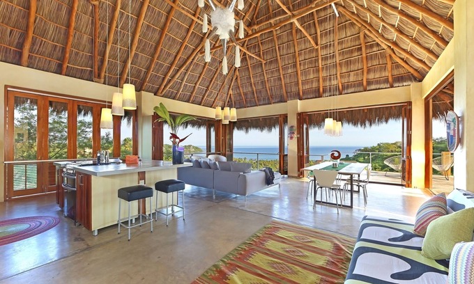 North End House | 3 Bedroom, 4 Bath, 30 ft. Soaring Palapa, Spectacular Ocean Views, 40 foot pool
