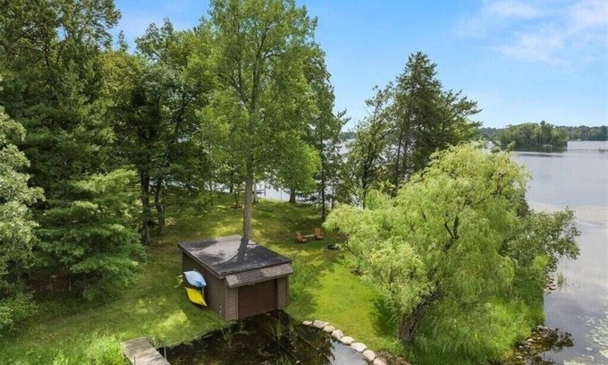 Crosslake Cabin | 3-bedroom cabin + authentic log cabin that sleeps an additional 4-6 people !