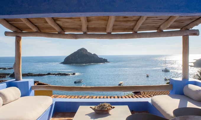 Costa Careyes House | 3 Bedroom Casita Hermanitas panoramic ocean views in Careyes