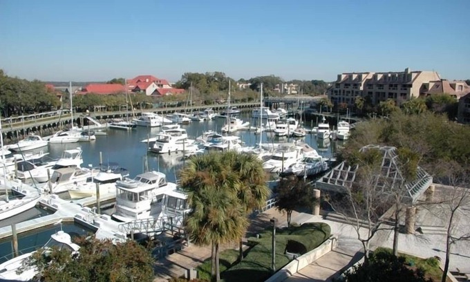 Shelter Cove Condo | 3 BEDROOM CONDO with spectacular harbor views and heated pool/hot tub