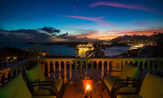 Estate Bakkero House | 3 Bedroom House and Pool with Spectacular views of Charlotte Amalie Harbor