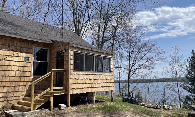 Au Train House | 3 bedroom lakefront cabin with indoor fireplace. Pet friendly.