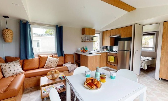 Seignosse House | 3 bedroom mobile home - Camping 4* Les Oyats - 800m from the beach