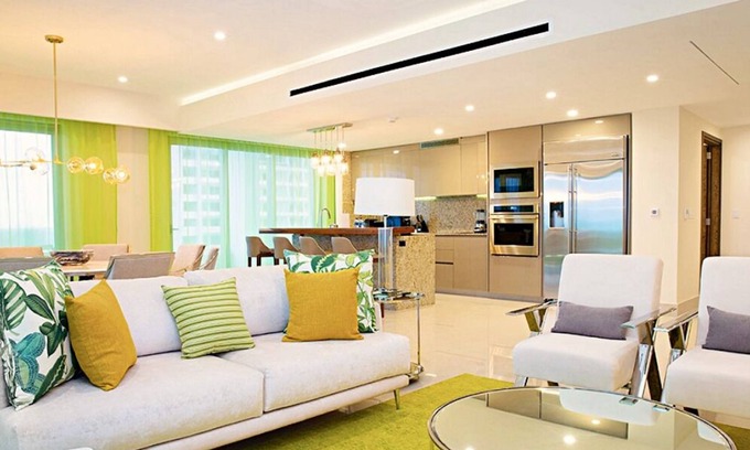 Punta Sam Resort | 3 Bedroom Oceanfront Condo with Jacuzzi