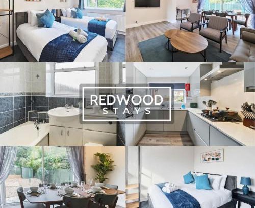 Camberley House | 3 BEDROOM SERVICED HOUSE WITH FREE PARKING FOR 2 CARS, FREE WiFi, PERFECT FOR BUSINESS STAYS, FAMILIES, RELOCATIONS, EXTENDED STAYS, AND EMERGENCY ACCOMMODATION by REDWOOD STAYS