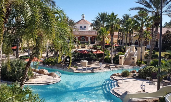 Wellington House | 3 bedroom villa (Sleeps 8) in a tropical Tuscan style resort near Disney