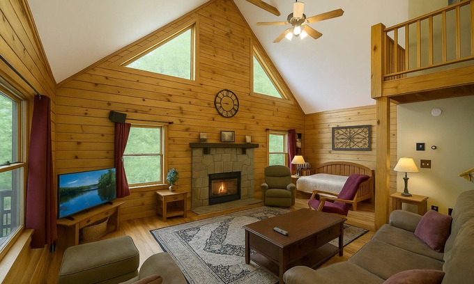 Skyland Cabin | 3 Bedrooms, 2½ baths, mountain cabin dog-friendly