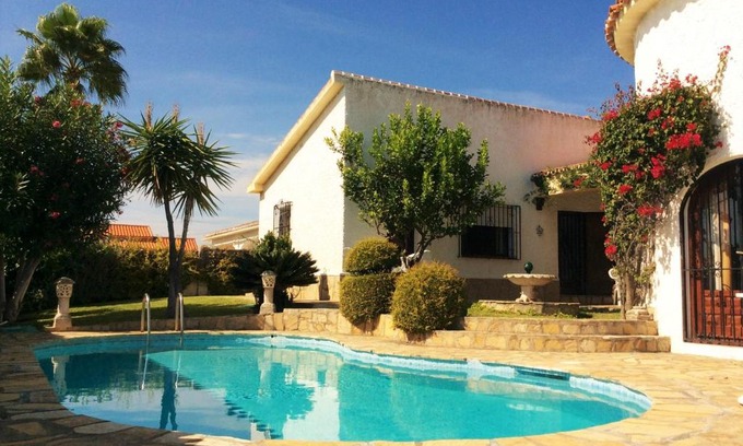 Benajarafe Villa | 3 bedrooms villa at Benajarafe 300 m away from the beach with sea view private pool and enclosed garden