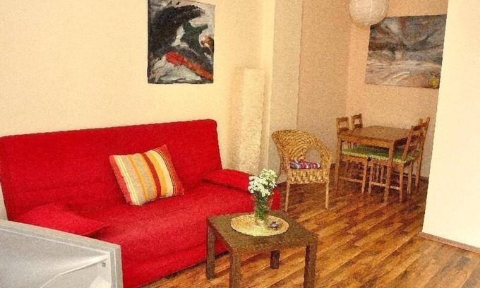 Innere Neustadt Apartment | 3 Raum Fewo Dresden Zentrum - Balkon Blick auf Altstadt - L10