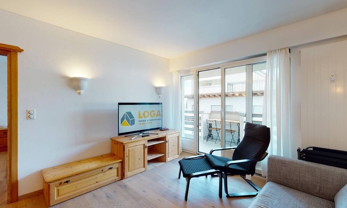 Sankt Moritz-Bad Apartment | 3-room apartment on the 4th floor.