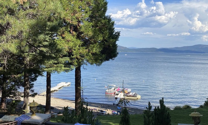 Peninsula Village House | 3 Story Lake Front Home with Dock and Beach