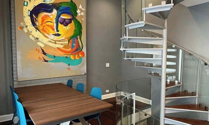 Mid-North District House | 3-Story Townhome, Free Parking, Private Patio, Washer-Dryer