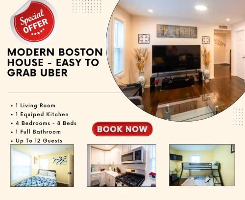 Meeting House Hill Apartment | 30-1 - 4BR Boston - Cozy Apt near Geneva Cliffs